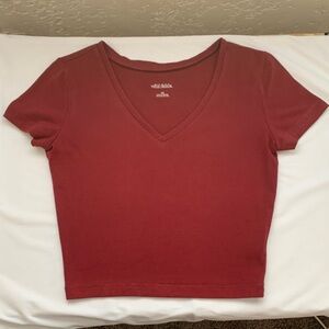Wild Fable v-neck crop tops
